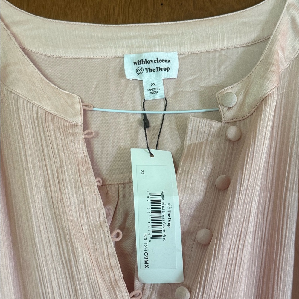Elegant Pink Maxi Dress - Picture 2 of 4